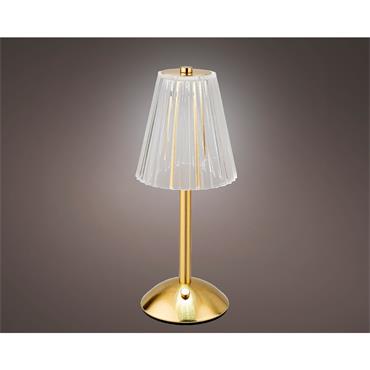 Led Table Light Gold Battery Indoor Use