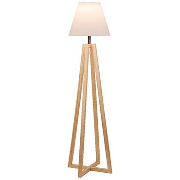 Solar Garden Pinewood Floor Lamp 153cm