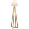 Solar Garden Pinewood Floor Lamp 153cm