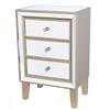 Tara Kendra Mirrored Locker 3 Drawer