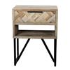 Tara 1 Drawer Side Table Teak