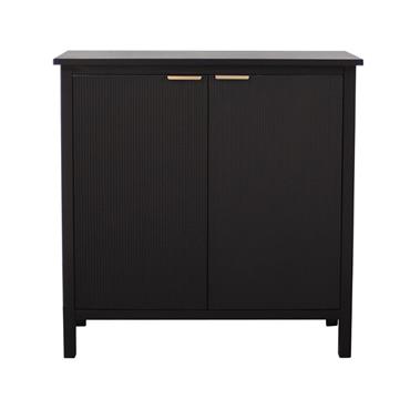 Tara 2 Door Black Cabinet