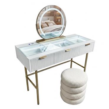 Gia Plus Hollywood Dressing Table Incl Stool