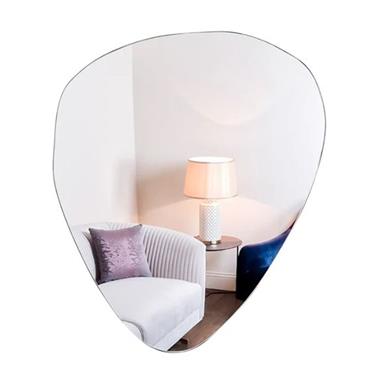Tara Frameless Cobble Mirror 88X76cm