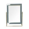 Tara Vanity Mirror Rectangle Grey/Gold 5X7