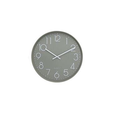 WALL CLOCK PP GLASS 50CM GREEN