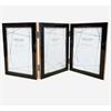 Tara Folding Photo Frame Black/Gold 4X6