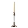 Tara Acrylic Candle Stick Holder Chrome 26cm