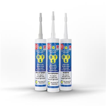 BT1 Clear  Bathroom & Kitchen Sealant 290ml