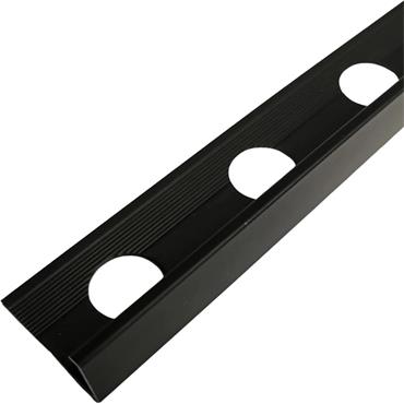 Bostik Tile Trim 10mm Matt Black Metal