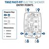Triton T80Z 9Kw Electric Mains Fed Shower