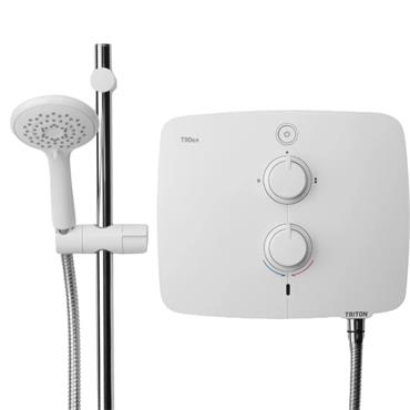 Triton T90ER Pumped Electric Shower White NEW