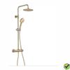 Brushed Brass Round Shower Kit
