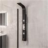 Ardour Shower Panel With Body Jets Black Squ