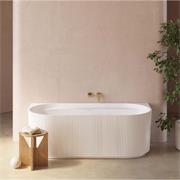 Sonata Back-to-Wall Bath Fluted 1700x800