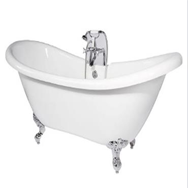 Double Slipper Traditional Freestanding Bath
