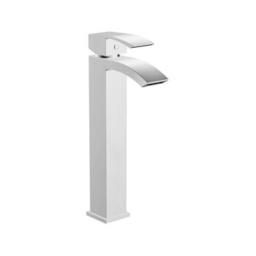 Brecon Waterfall Chrome High Rise Mono Basin Mixer Tap