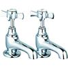 Straffan Basin Taps Pair Chrome
