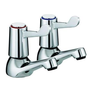Fortune Skara Lever Basin Taps Pair