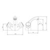 Skara Contract Mono Basin Mixer