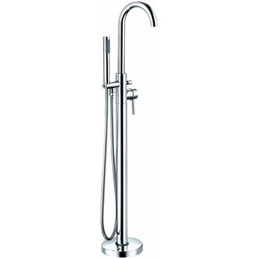 Harlech Floor Mounted Bath Shower Mixer Chrom