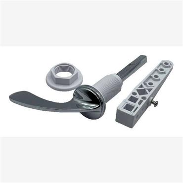 Cistern Lever Handle Kit Chrome Standard