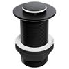 Basin Waste Click Clack Unslotted Black