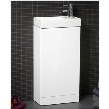 Compact 400mm Vanity Unit White (display)