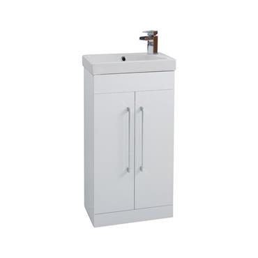 Aml Sail 460Mm 2D Vanity Unit White