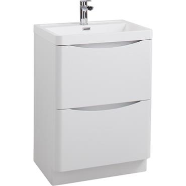 Aml Bali 60 Floor Unit & Basin Ash White