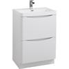 Aml Bali 60 Floor Unit & Basin Ash White