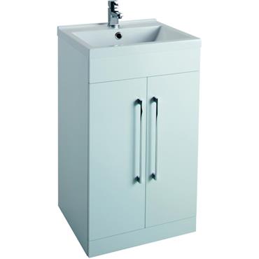 Aml Idon 50 Unit & Basin Gloss White