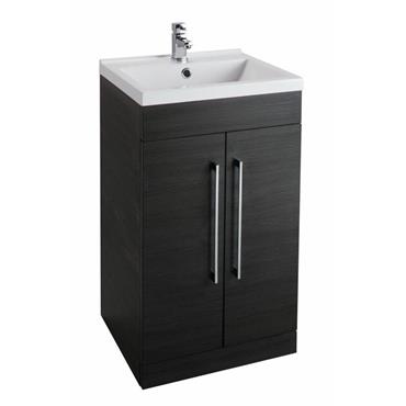 Aml Idon 50 Unit & Basin Matt Black