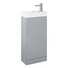 Compact 400mm Vanity Unit Grey (Dispay)