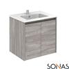 Sonas Smart Sandy Grey 2 Door 60Cm Vanity Unit