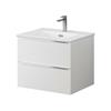 Kara 60Cm Wall Hung 2 Drawer Unit White