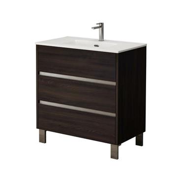 Harvey 80Cm Floor Stand Unit Wenge Exc Basin