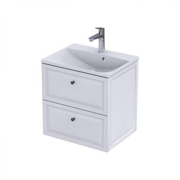 Chatsworth 2 Drawer Unit Matt White 60Cm