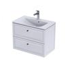 Chatsworth 2 Drawer Unit Matt White 80Cm