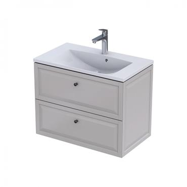Chatsworth 2 Drawer Unit Matt Sand 80Cm