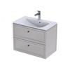 Chatsworth 2 Drawer Unit Matt Sand 80Cm