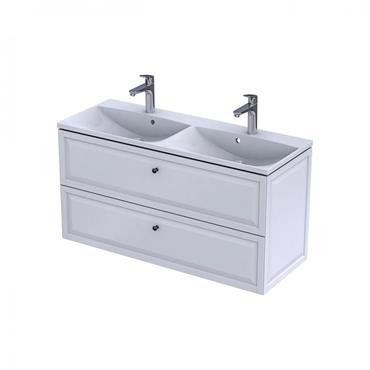 Chatsworth 2 Drawer Unit Matt White 120Cm