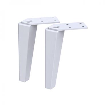 Chatsworth 15Cm Feet Matt White Per Pair