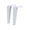 Chatsworth Leg Set Pair Matt White 20Cm