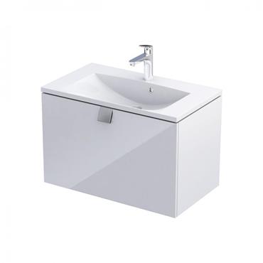 Bora 80Cm 1D Vanity Unit Gloss White