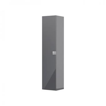 Bora 35Cm Tall Boy Wall Cabinet Gloss Graphit