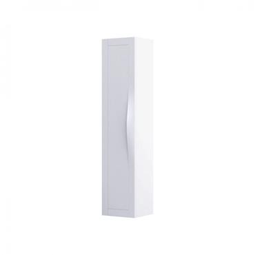Kos Tall Wall Cabinet Matt White 35Cm