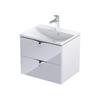 Serra 60Cm 2D Vanity Unit Gloss White