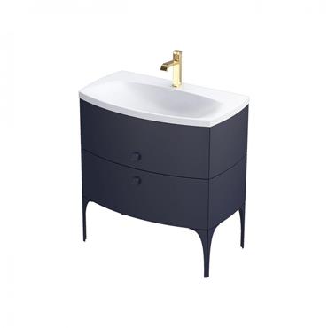 Regency 82Cm 2D Vanity Unit Matt Blue