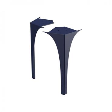 Regency Front Feet 82Cm Vanity Matt Blue Pair